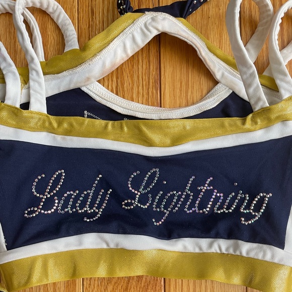 RARE ICE Lady Lightning 2015 Cheer Uniform - Picture 5 of 6